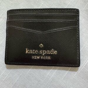 Kate Spade Black Leather Card Holder